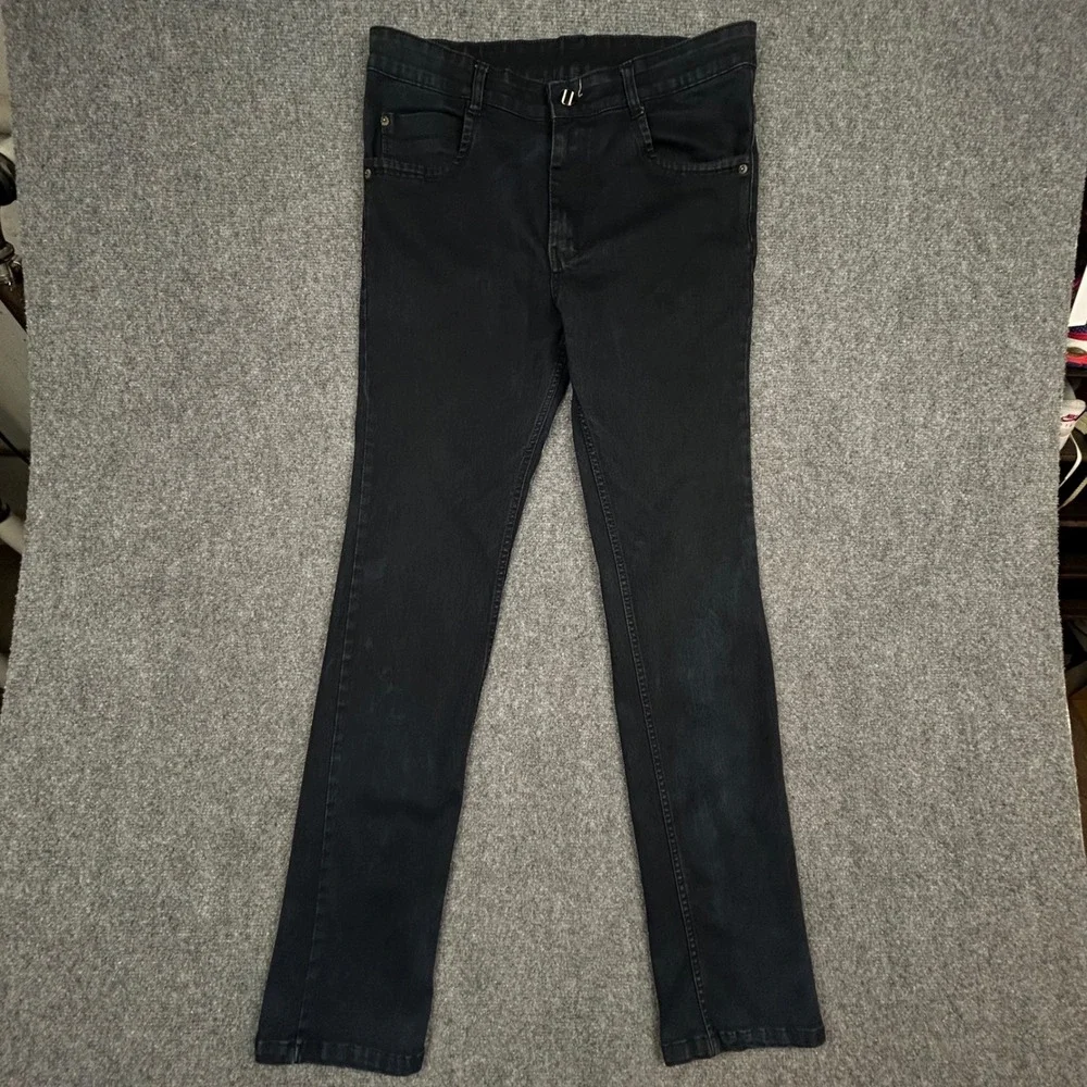 Gucci Slim Fit Jeans Mens 33x31 Dark Wash Black Denim Luxury Italian Designer